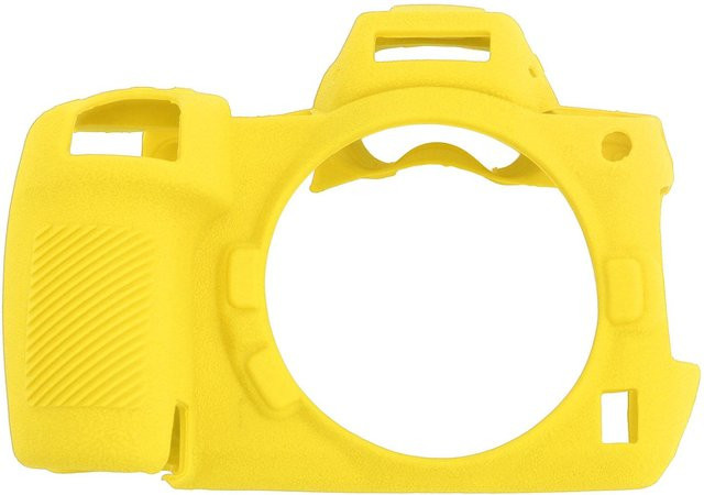 Koogeelife Ultradünne Silikonhülle für Nikon Z5, Z6II und Z7II in Camouflage Gelb - Bild 1