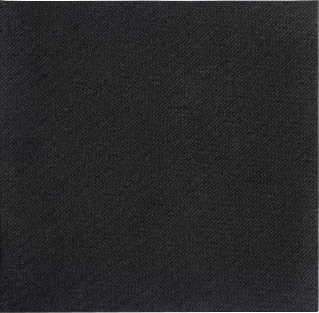 GARCIA DE POU Serviette Arla 1/4 Falz, schwarz, 50 Stück, Breite: 40 cm, Länge: 40 cm - Bild 1