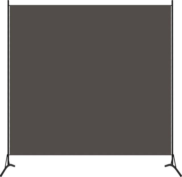 VIDAXL Paravent aus anthrazitfarbenem Polyester als beweglicher Sichtschutz, B/H: 180 x 180 cm - Bild 1