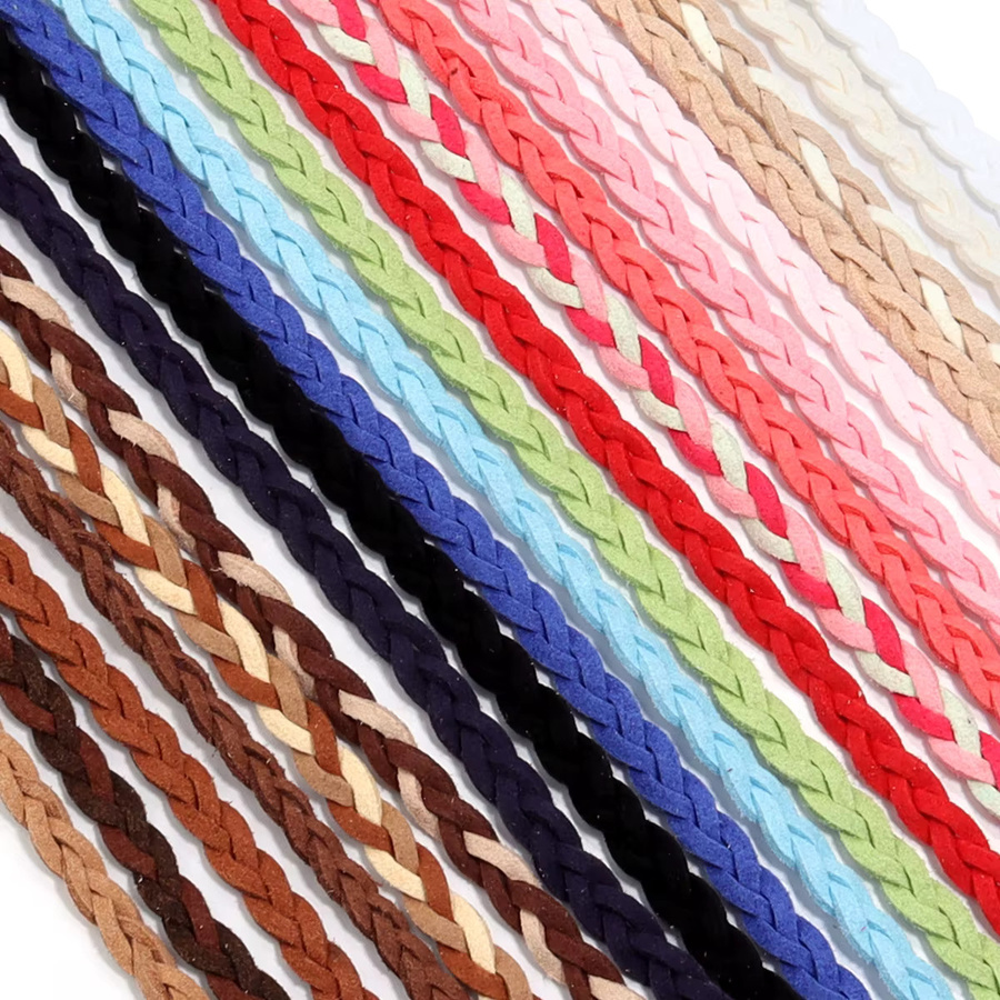 Samt geflochtene Schnüre, 5 Yards, Koreanisch, DIY Schmuck Zubehör - Bild 4