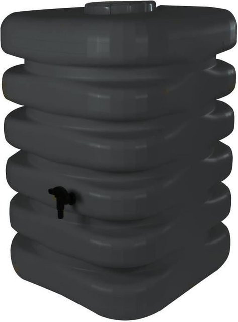 BELLI Wasserauffangbehälter Downpipe Collector, Kubisch, Anthrazit, 350 Liter - Bild 1