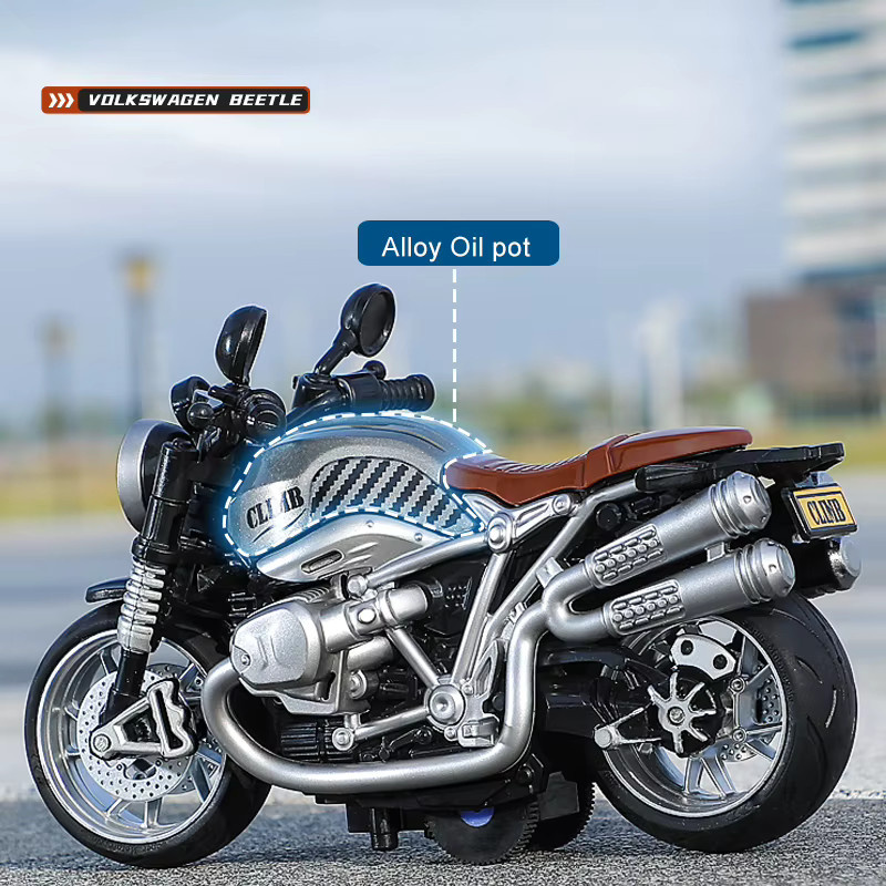 GLW Motorrad, Modellspielzeug, 1:12, Kunststoff, Diecast - Bild 2