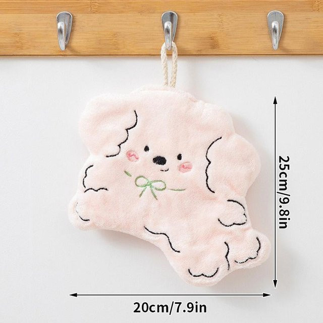Saugfähiges XYNN Tier-Handtuch für Kinder in Rosa - Bild 1