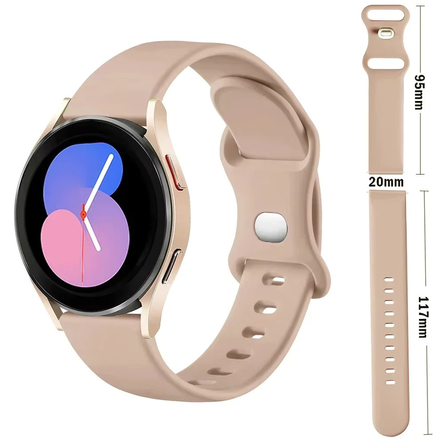 Uhrenarmband Silikon, Weiß, Unisex - Bild 3
