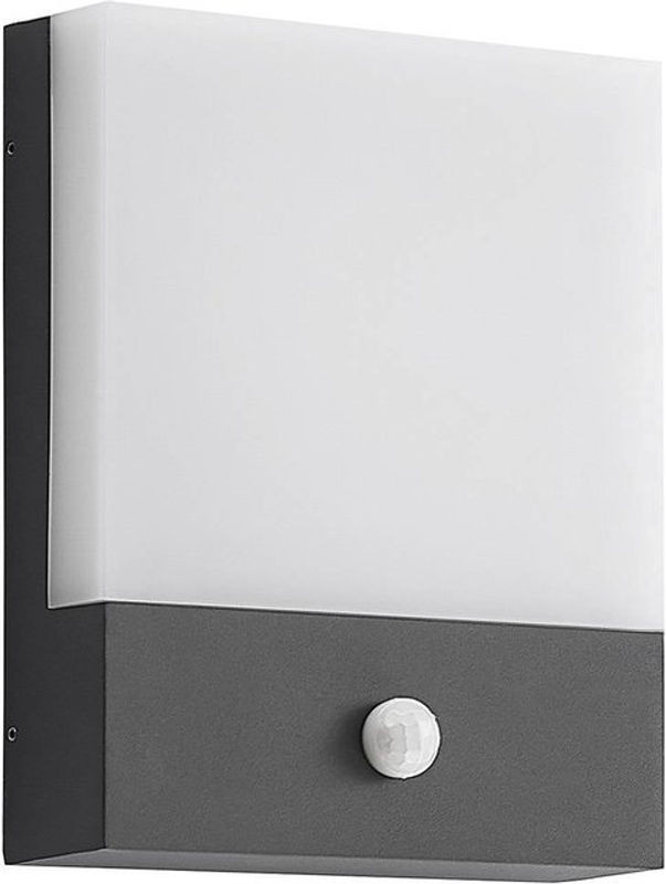 Lindby Wandleuchte Außen vanira in Anthrazit aus Aluminium mit LED und Bewegungsmelder IP54 - Bild 1
