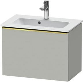 Duravit Waschtischunterschrank D-Neo Compact, wandhängend, Grau, B: 61 cm, T: 37,2 cm, H: 44 cm - Bild 1