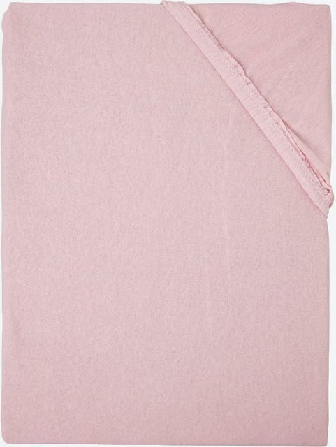 Jersey-Spannbetttuch CLASSIC aus Baumwolle in Pink, B/T: 150 x 200 cm - Bild 1