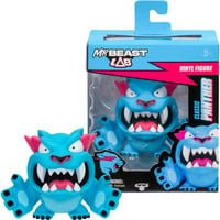 MrBeast Lab Vinyl-Figur Classic Panther von Moose Toys in Blau und Pink - Bild 1