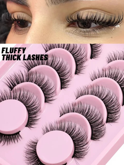Veltrinay Falsche Wimpern, 3D-Nerzwimpern, natürlicher Look - Bild 1