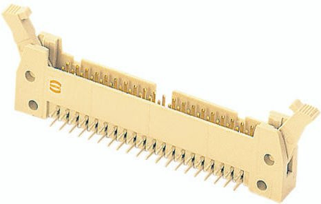 HARTING Messerleiste 09195206903 aus Messing in Beige mit 2 Reihen - Bild 1