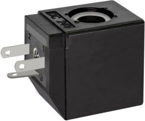 Riegler Magnetspule Schwarz, 24 V DC, 2 W, Höhe: 22 mm, Durchmesser: 8 mm - Bild 1