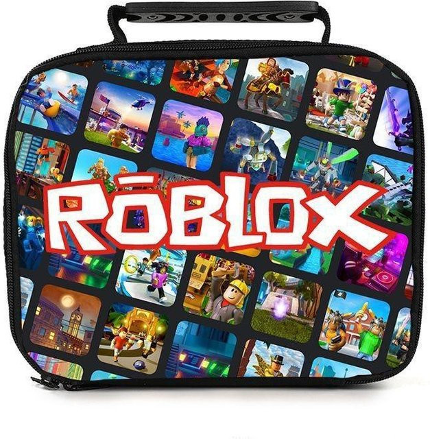 ZestCasa Roblox Tragbare Lunchtasche für Schüler, isolierend und geräumig, Mehrfarbig - Bild 1