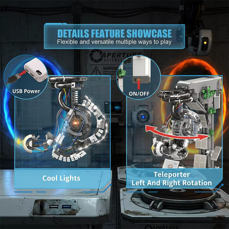 barweer Portal 2 GLaDOS, Modellbausatz, 1976 Teile, ab 14 Jahren - Bild 5