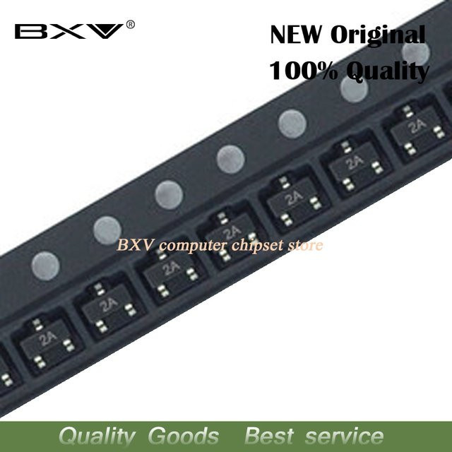 100 Stück MMBT3906 SMD Transistor Schwarz BXV 200mA 40V - Bild 1