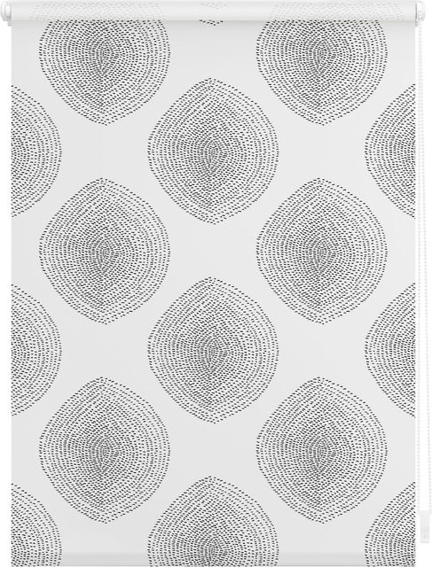 Lichtblick Rollo Klemmfix Verdunkelung Stripy Boho Drop Weiß Oeko-Tex Zertifiziert - Bild 1