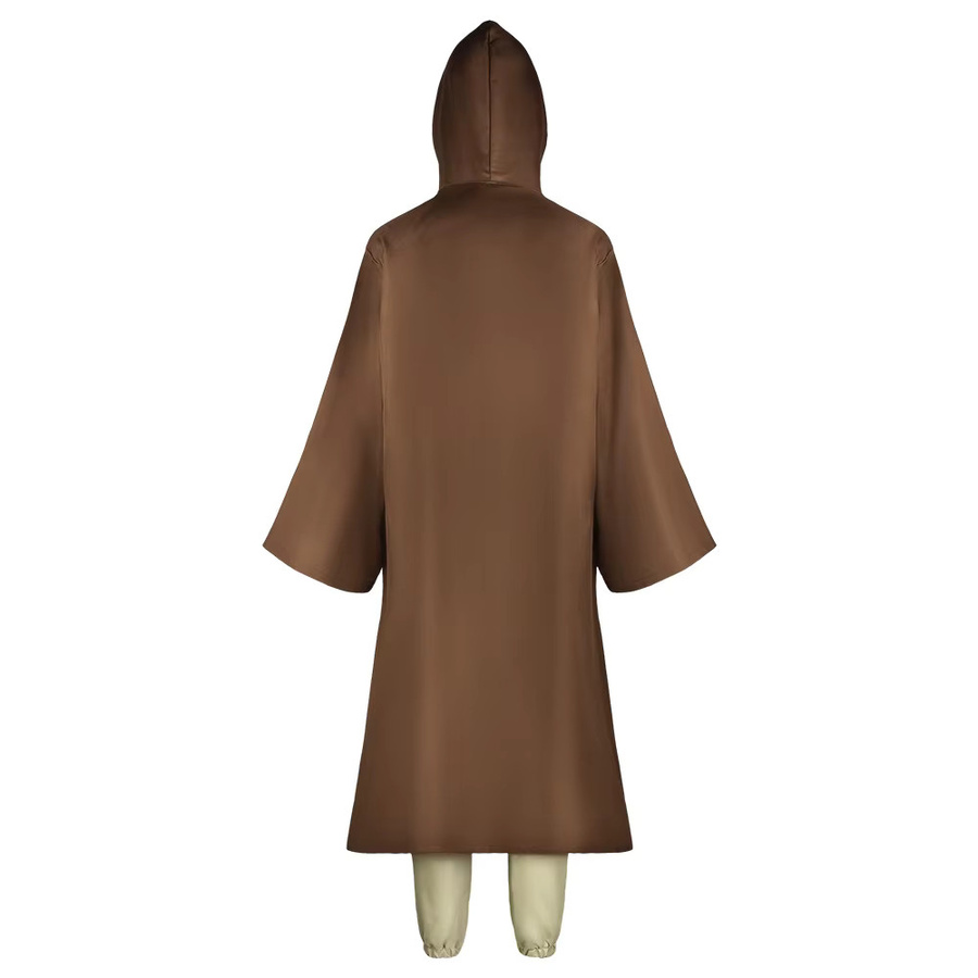Jedi Cosplay Anzug Umhang, Star Wars, Kostüm, Braun, Unisex - Bild 3