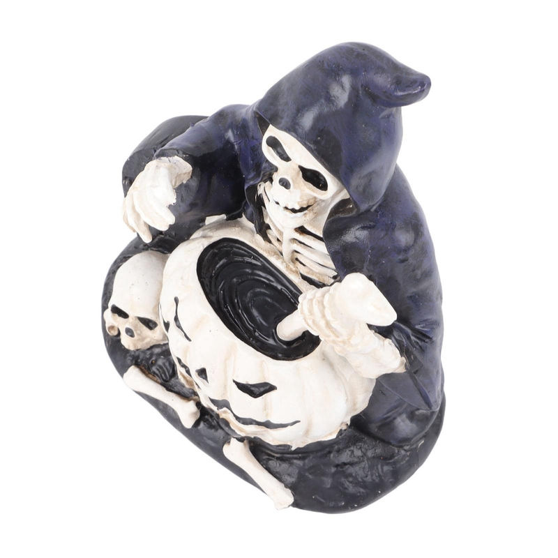 Igeteck Skelett-Figur aus Kunstharz in Mehrfarbig für Halloween und Dekoration - Bild 5