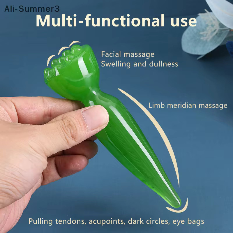 Gua Sha Massage Stick Lotus Seedpod Form, Gesicht und Augen - Bild 4