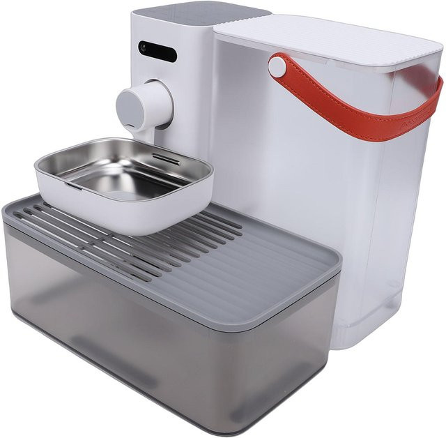 Aimo Intelligente kabellose Haustier-Wasserfontäne mit WiFi und Neigungsdesign in Weiß - Bild 1