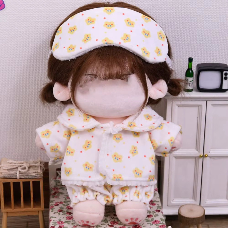 SIRENXI Puppe Zubehör, Pyjama Anzug, Bunt / Mehrfarbig - Bild 2