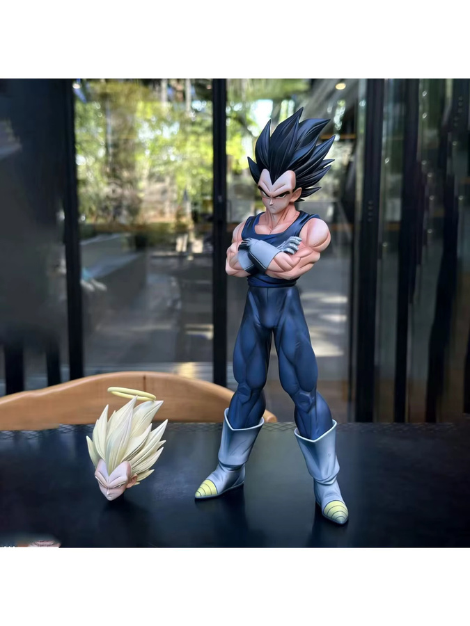 Bandai Dragon Ball Z Majin Vegeta Figur, Actionfigur, mit austauschbarem Kopf - Bild 3
