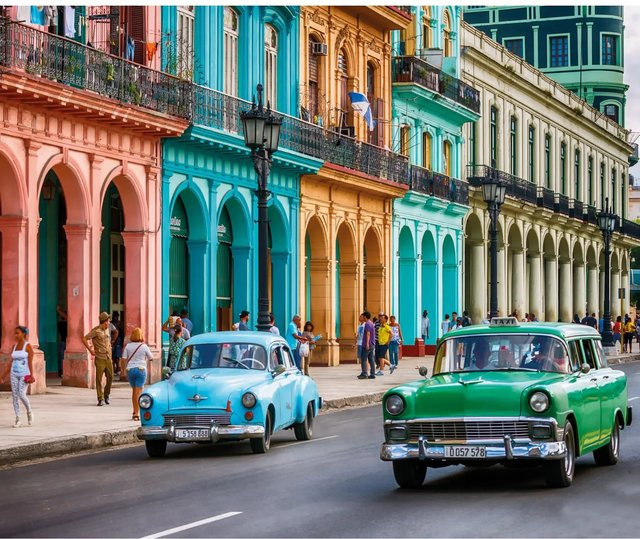 Komar Fototapete Cuba Vlies Multicolor B: 300 cm, H: 250 cm - Bild 1
