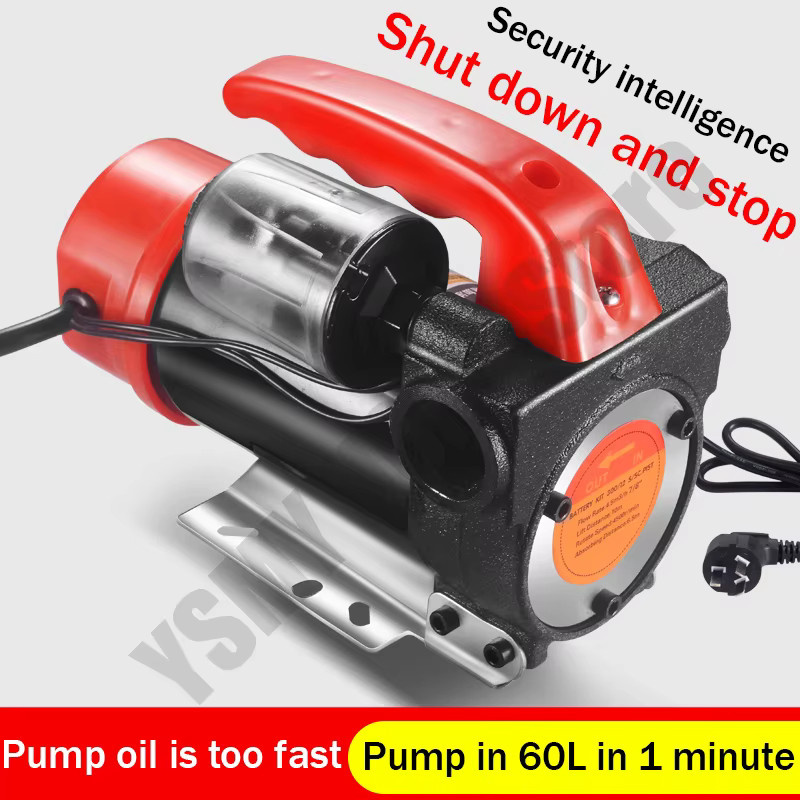 Elektrische Kraftstofftransferpumpe in Rot für Diesel und Kohleöl, 12 V/24 V/220 V, 12 GPM mit automatischem Start/Stopp - Bild 2