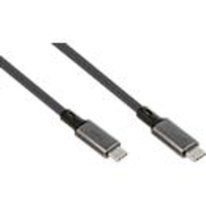 Good Connections USB 4.0 Lade- und Datenkabel USB-C auf USB-C, 240 W, 40 Gbit/s, schwarz, Länge: 0,5 m - Bild 3