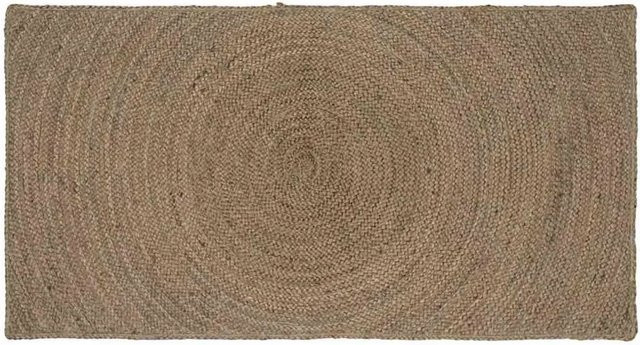 vidaXL Bereichsteppich aus Jute in Grau und Beige, rechteckig, Breite: 80 cm, Länge: 150 cm - Bild 1