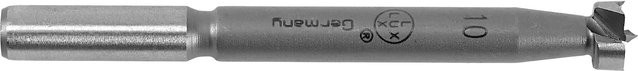 LUX-TOOLS Forstnerbohrer aus Stahl in Silber, Durchmesser: 10 mm, Länge: 90 mm - Bild 1