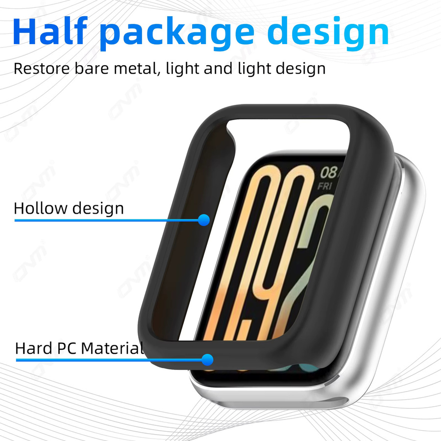 Stoßfeste PC-Hartschalenhülle für Xiaomi Band 10 Pro in Transparent - Bild 4
