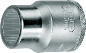 Gedore Steckschlüsseleinsatz D 32 30 mit 3/4 Zoll Antrieb und 30 mm UD-Profil in Silber - Bild 1