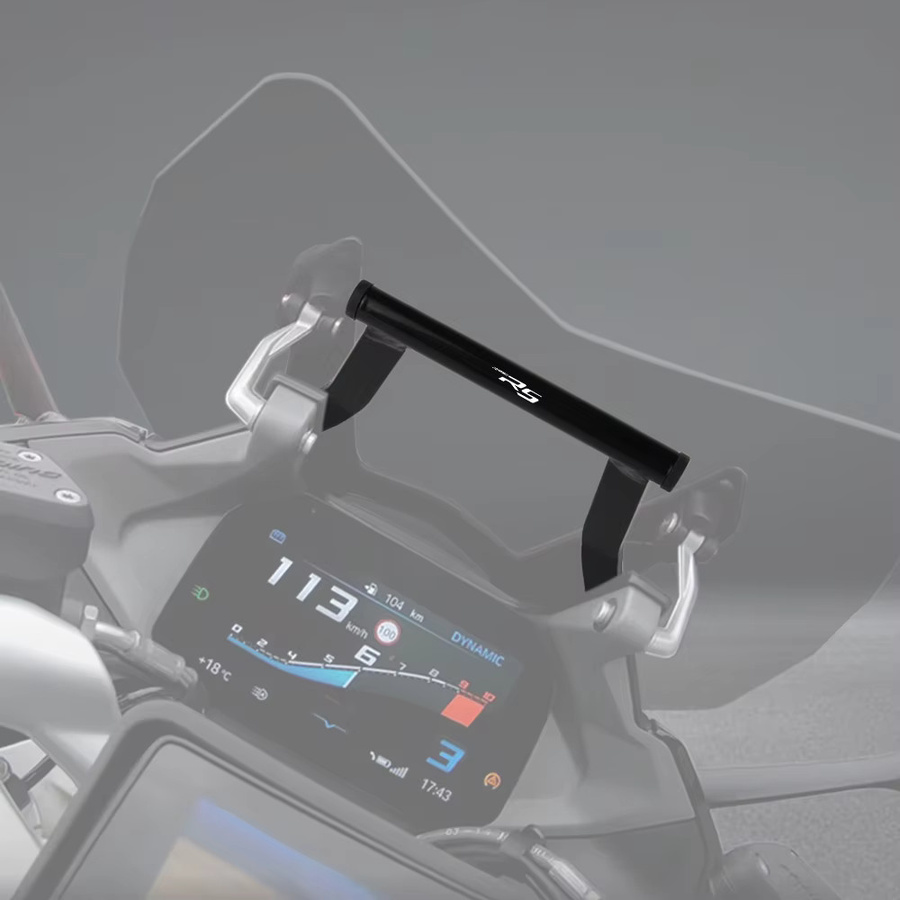 XITOMER Handyhalterung und GPS-Navigationsplatte für BMW R1250RS, Schwarz - Bild 3