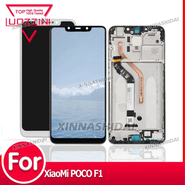 Xiaomi Poco F1 LCD-Display mit Touchscreen-Digitizer in Schwarz für M1805E10A Ersatz-Montage - Bild 1
