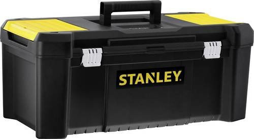 Stanley Essential 26 Kunststoffbox mit Einsätzen, Schwarz, B/T/H: 28,0 x 33,5 x 8,5 cm - Bild 1