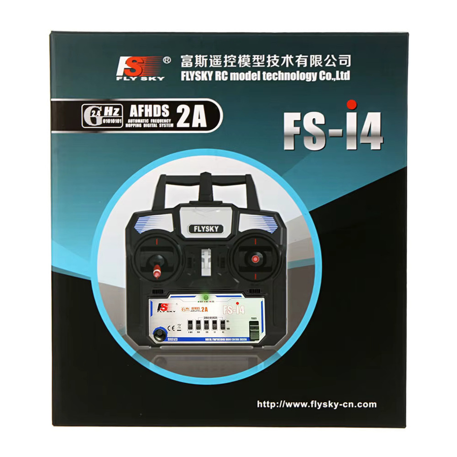 Flysky FS-i4 AFHDS 2A 2,4GHz 4-Kanal Funksystem Sender, mit FS-A6 Empfänger, ab 14 Jahren - Bild 4