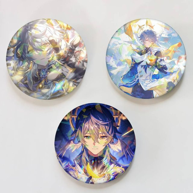 Brosche Honkai Star Rail Sunday Laser Button Pins, Unisex - Bild 1