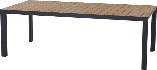 Siena Garden Gartentisch Silva Rechteckig aus Teakholz in Braun B: 220 cm, T: 100 cm - Bild 1