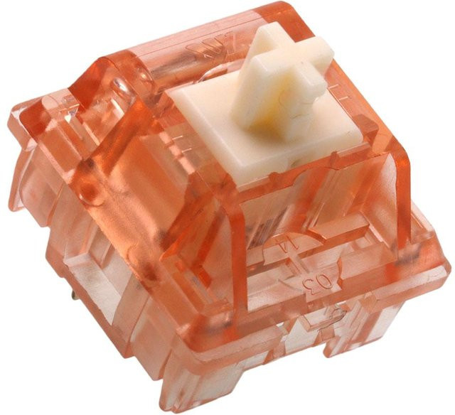 KTT Silent Switch Linear 43g vorgeschmierter 3-poliger Hot-Swap POM-Vorbau für mechanische MX-Gaming-Tastaturen - Bild 1