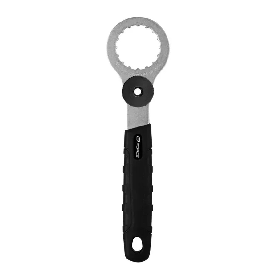 Force Schlüssel für Shimano Hollowtech II Tretlager und Centerlock Disks aus Edelstahl in Silber - Bild 2