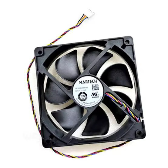 2 Stück Canaan Avalon Q Kühlventilator DF1202512RFUN 12V Ersatz-Miner-Lüfter in Schwarz für Avalon Q Bitcoin ASIC Miner - Bild 5