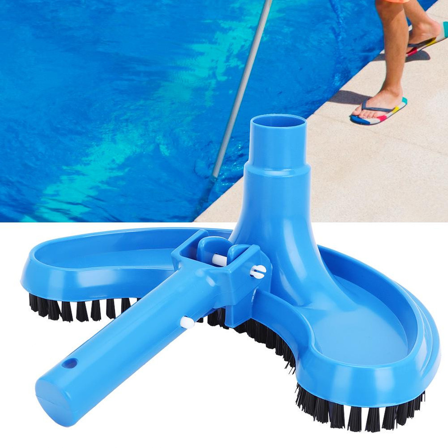 mfySpace Pool Vakuum Kopf Halbmond in Blau aus ABS-Kunststoff für die flexible Poolreinigung - Bild 4