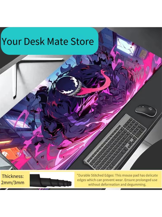 Mauspad XL Lockedge Venom Multicolour XXL Gaming-Mauspad für Computer und Tastatur - Bild 2