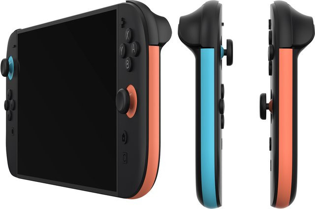 Stilvoller Dekorationsstreifen für Nintendo Switch 2 Joy-Con in Rot und Multicolour als anpassbares Zubehör für den linken und rechten Griff - Bild 1