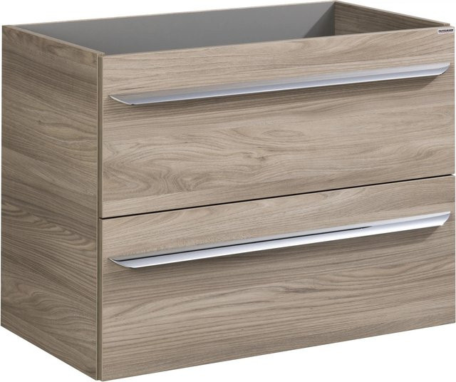 Fackelmann Waschtischunterschrank Luxor Steinesche in Braun, B/T/H: 79,4 x 45,0 x 60,3 cm - Bild 1