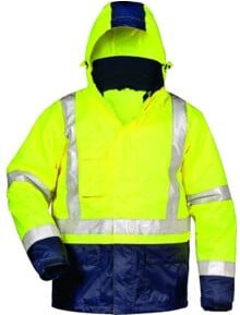 SAFESTYLE Warnschutzjacke Alf in Gelb/Marine, Größe S, nach EN ISO 20471 Klasse 3 - Bild 1