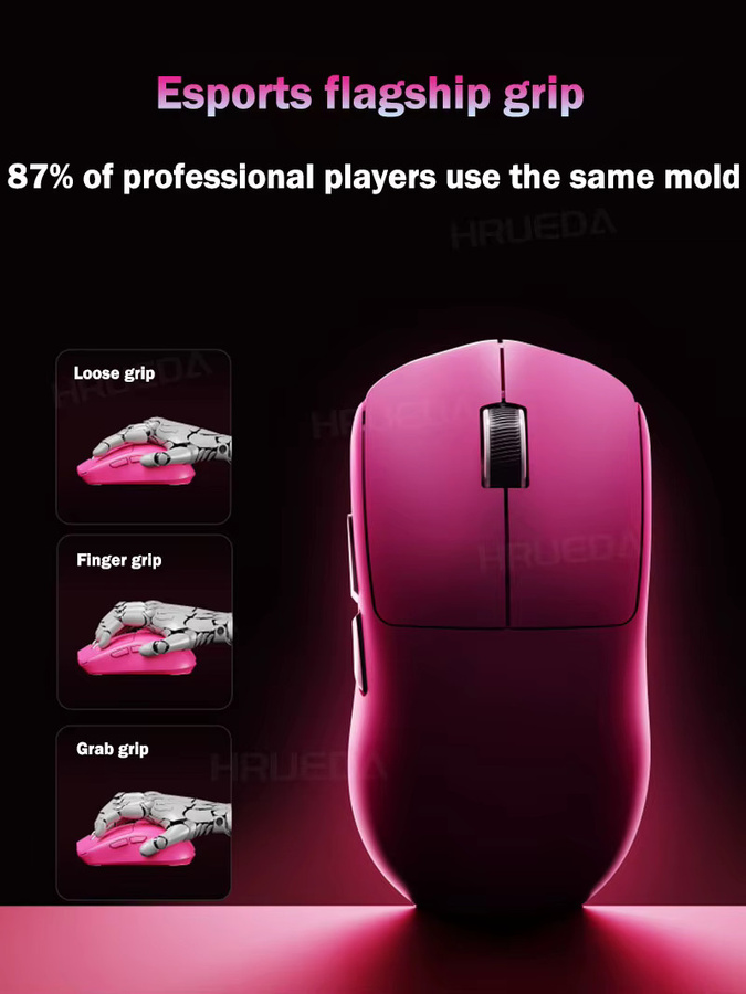 EWEADN X23 X23 Pro X23 Max Kabellose Gaming Maus Tri-Mode PAW3311 56 g Leichtgewicht mit geringer Latenz - Bild 2