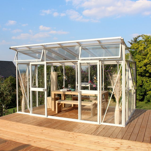 Vitavia Gewächshaus Aphrodite 11500 Weiß 11,5 m² - Bild 1
