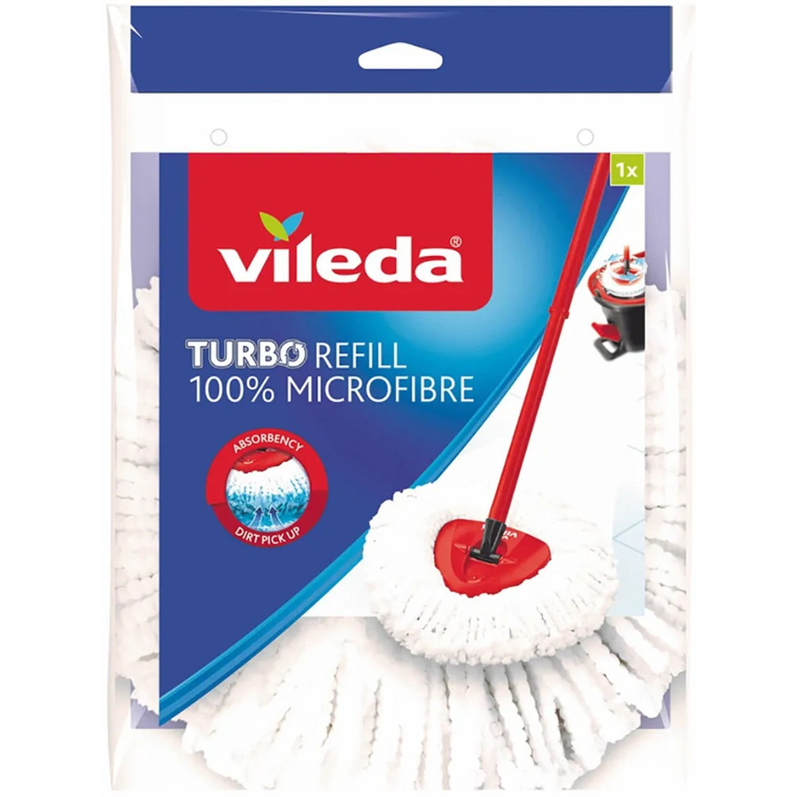 Vileda Easy Wring & Clean Wischmop Ersatzaufsatz in Weiß - Bild 2