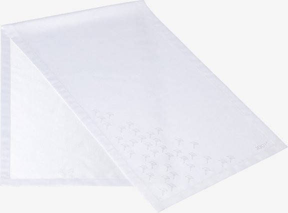 Joop Tischläufer Faded Cornflower in Weiß mit floralem Jacquard-Muster, B: 50 cm, L: 160 cm - Bild 1